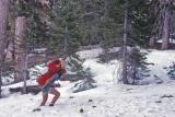 Don Postholing Near Wrightwood