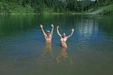  Icy Swim In Tatoosh Lake
