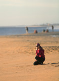 Girl  Modeling On Todos Santos Beach