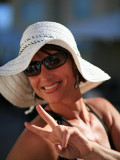  Peace,,,, Tonya Sports Of Beach Hat