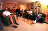  Watching  Ultimate Fighting At Brothers House...