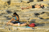 Sunbathing at Sliema