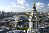 View up the Thames from the Stone Gallery, St Pauls