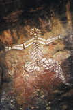 Namarrgon figure, Ubirr Rock, Kakadu