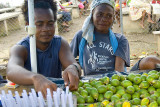 Stallholders selling betelnut