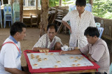 Checkers game at Ban Santichon