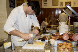 Buffet dinner in preparation