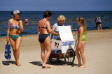 On the beach at Jurmala