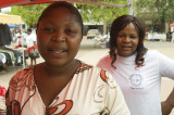 Clothing vendors at Broadhurst Mall, Gaborone