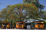 Kiosks in Botswana, sponsored by a telecomms company