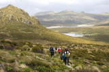 Hiking up to Col Lyall, Campbell I.