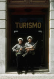 Euphoria followed the March '74 Velvet Revolution in Portugal (note the flower in the gun)