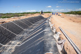 Manta e gabaritos para concreto no Canal