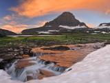 Reynolds Creek Sunrise - Glacier NP, MT