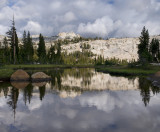 Yosemite NP - Cathedral Lake Reflection 2