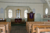 Interior Norwegian Church Grytviken - Interieur Noorse Kerk Grytviken
