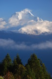 Mountain in the clouds