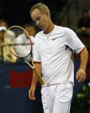 Mac throws his racquet