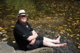 The water was beautifully pure until I put my feet in it