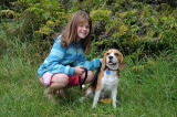 Leah and Max the puppy