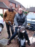 John and Stephen with Rebuilt BSA A10