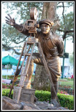 One of the statues at Hollywood Studios