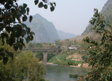 Village bridge seen from jungle track near Riverside