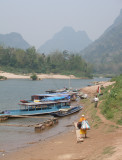 The Buddhist monk heads for home