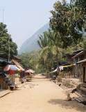Main street - or path - of Muang Ngoi