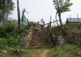 All that remains of bombed temple; I ate my lunch here