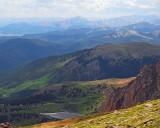 View from along road up Mt Evans