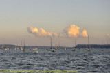 Looking south at Tappan Zee Bridge