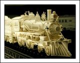 Ivory train carving