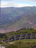 Saqsaywaman ruins as seen from the bus