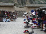 Theres a small market at the foot of the ruins