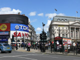 Picadilly Circus - a very lively place!