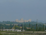 I thought I was taking a picture of the London skyline from T5 - but by golly this appears to be Windsor Castle!