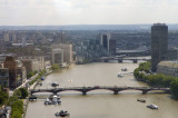 Lambeth Bridge with MI5 Headquarters and the Millbank Tower on the right; MI6 Headquarters on the left