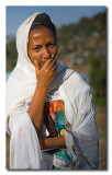 Mujer en las calles de Etiopia