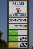 We fill our tank and return the rental car in Avignon...