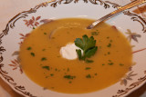 Cream of Butternut Squash and Apple Soup