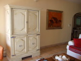 Living Room Armoire with TV Inside