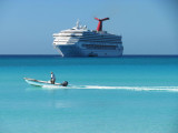 Carnival Destiny at Half Moon Cay