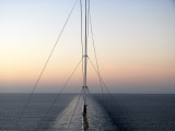 Carnival Destiny Stern at Sunset