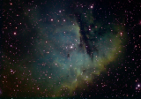 Narrowband Pacman Nebula