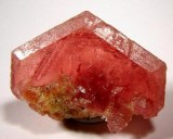 Pezzottaite, transparent 20 mm gem crystal, Sakavalena, Madagascar.