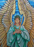 ANGEL - A WALL PAINTING INSIDE GRACE COMMUNITY CHURCH - ISO 400