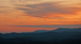 OCTOBER SUNSET IN THE MOUNTAINS  -  ISO 80