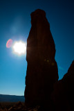 Lens Flare at Chimney Rock