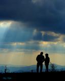 Crepuscular Rays - Clingmans Dome